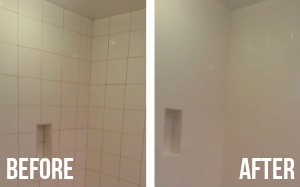 Before and After Bathroom Cleaning