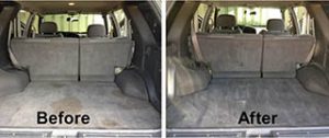 Before and After Car Interior Cleaning 